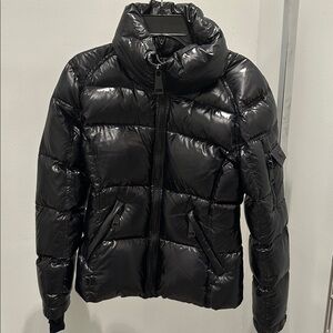 SAM. Shiny Black Puffer Jacket